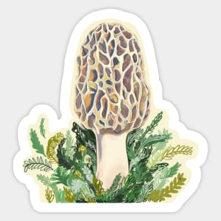 Morel Sticker